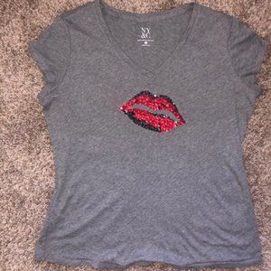 NY&C sequin lip top
